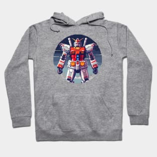 Winged Warriors: Gundam Wing, Mecha Epic, and Anime-Manga Legacy Unleashed Hoodie